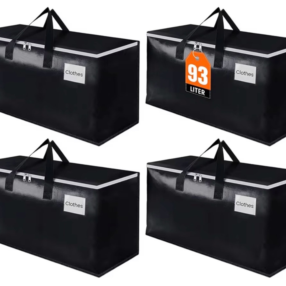 Epic Tote Black Storage Bags for Home Organization (4 total)